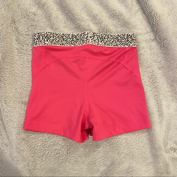 Nike Hot Pink/Black/White Spandex Shorts - Picture 2 of 5